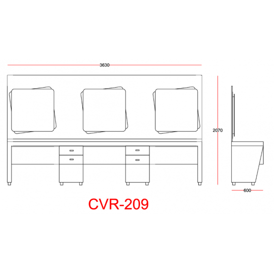 Erkek Blok Tezgahları/CVR-209 Erkek Blok Tezgahları/CVR-209