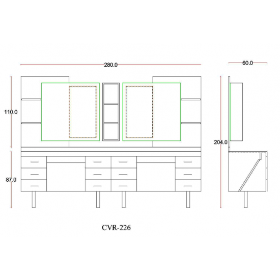 Erkek Blok Tezgahı / CVR-226-02 Erkek Blok Tezgahı / CVR-226-02