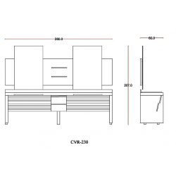 Erkek Blok Tezgahı / CVR-230 Erkek Blok Tezgahı / CVR-230