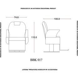 Erkek Berber Koltuğu BBK-017-05 Erkek Berber Koltuğu BBK-017-05
