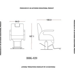 Erkek Berber Koltuğu BBK-020-01 Erkek Berber Koltuğu BBK-020-01