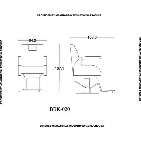 Erkek Berber Koltuğu BBK-020-01