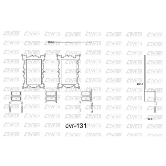 Bayan Blok Tezgahı / CVR-131-02 Bayan Blok Tezgahı / CVR-131-02