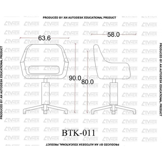 Bayan Koltuğu / BTK-011-02 Bayan Koltuğu / BTK-011-02