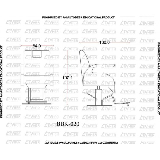 Erkek Berber Koltuğu BBK-020-01