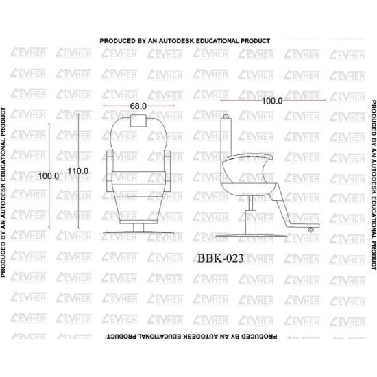Erkek Berber Koltuğu BBK-023-01