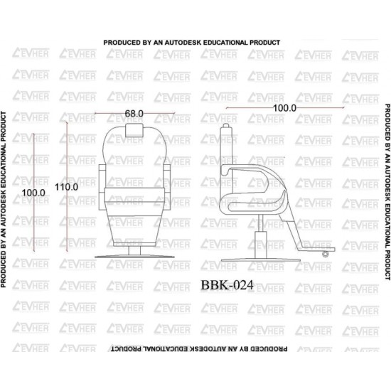 Erkek Berber Koltuğu BBK-024-05 Erkek Berber Koltuğu BBK-024-05