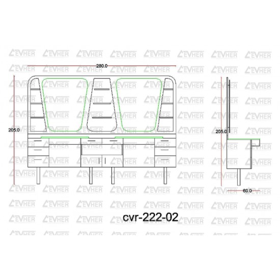 Erkek Blok Tezgahı / CVR-222-02 Erkek Blok Tezgahı / CVR-222-02