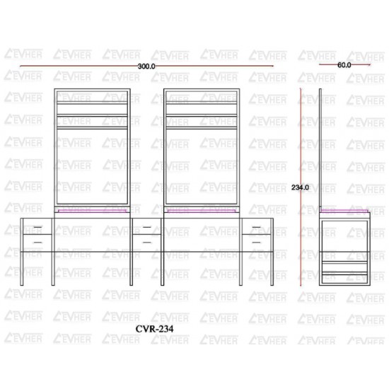 Erkek Blok Tezgahı / CVR-234 Erkek Blok Tezgahı / CVR-234