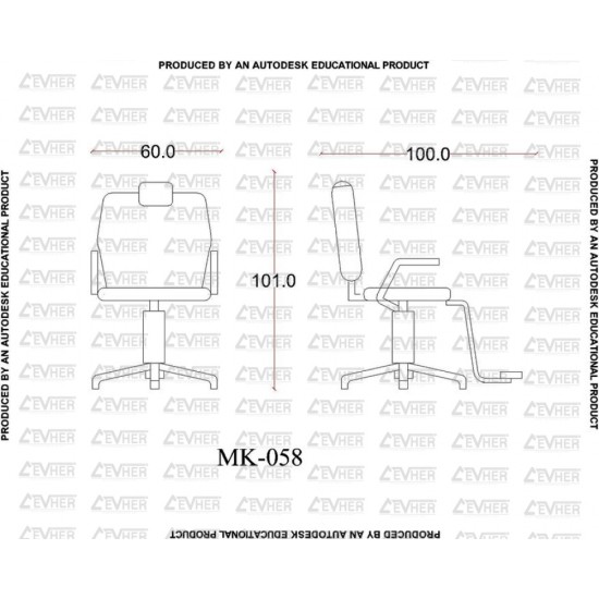 Makyaj Koltuğu MK-058-06 Makyaj Koltuğu MK-058-06