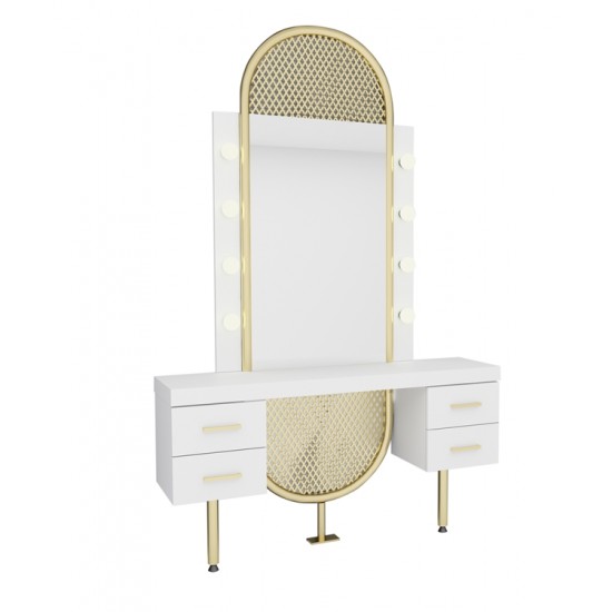 Makyaj Tezgahı BMT-015 GOLD Makyaj Tezgahı BMT-015 GOLD