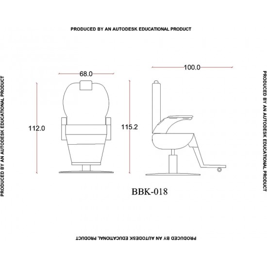 Erkek Berber Koltuğu BBK-018-01