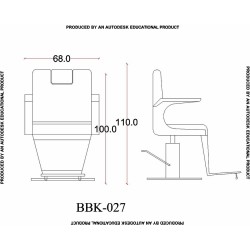 Erkek Berber Koltuğu BBK-027-01 Erkek Berber Koltuğu BBK-027-01