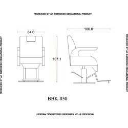 Erkek Berber Koltuğu BBK-030-05 Erkek Berber Koltuğu BBK-030-05