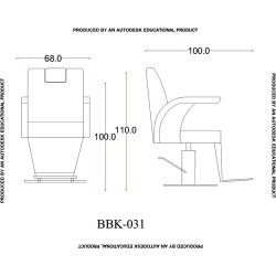 Erkek Berber Koltuğu BBK-031-05 Erkek Berber Koltuğu BBK-031-05